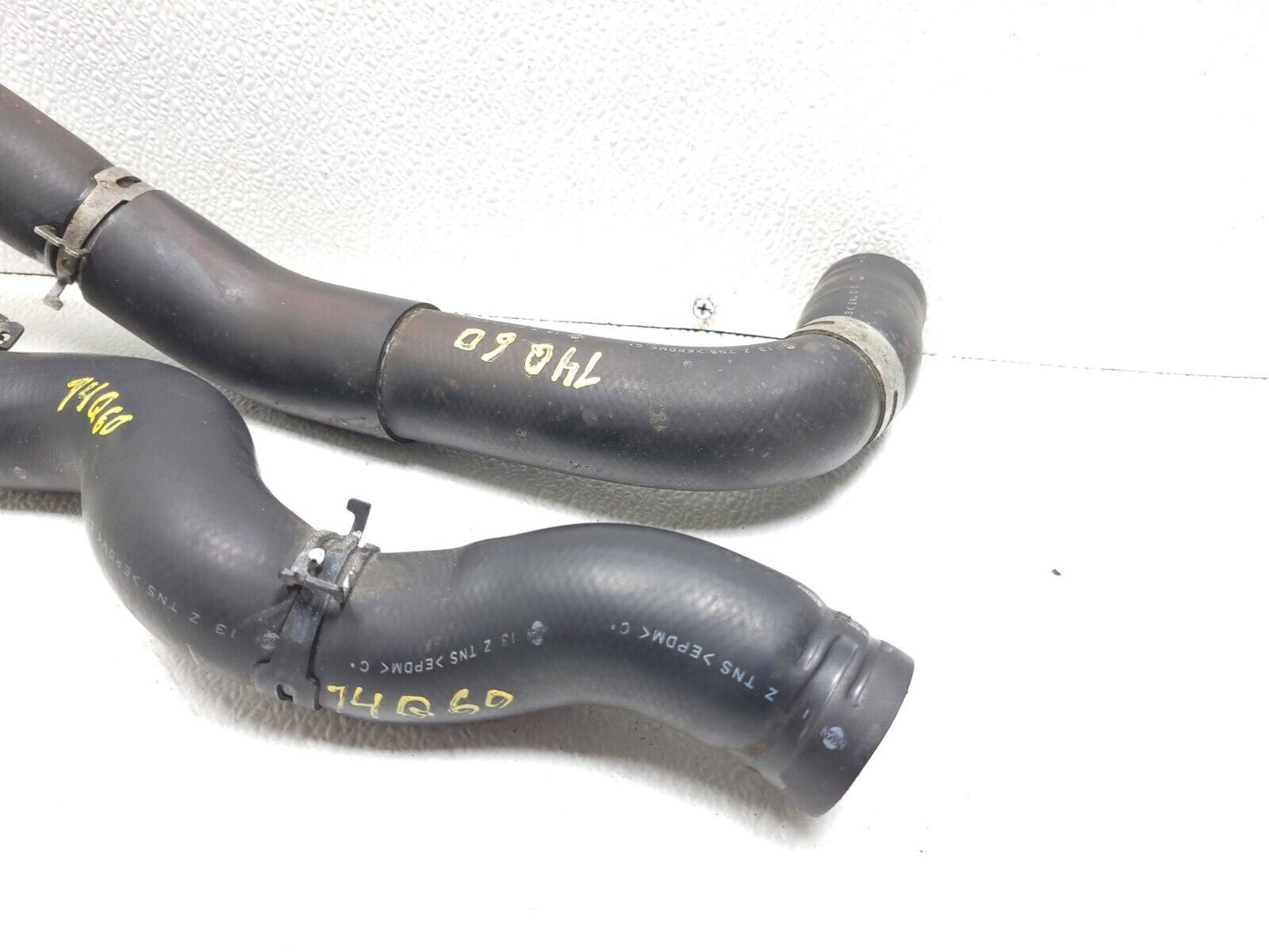 2014 2015 Infiniti Q60 Radiator Coolant Hose Pipe 2pcs OEM