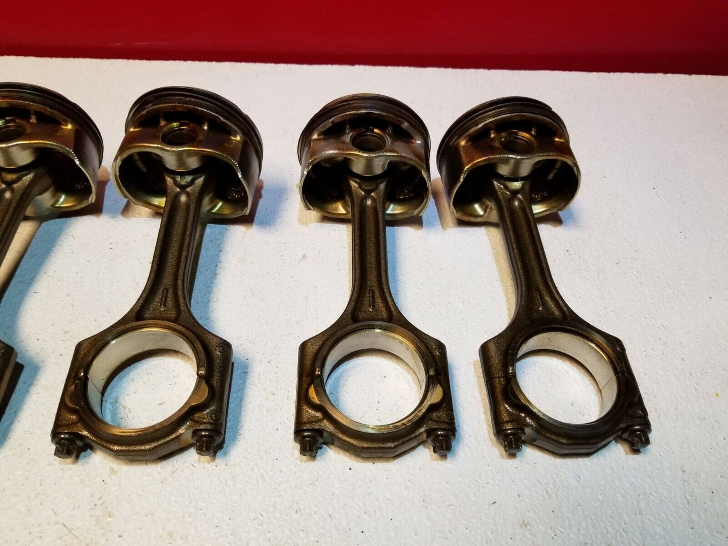 10 11 12 13 Volvo XC60 3.2l Piston W/ Connecting Rod 6pcs OEM