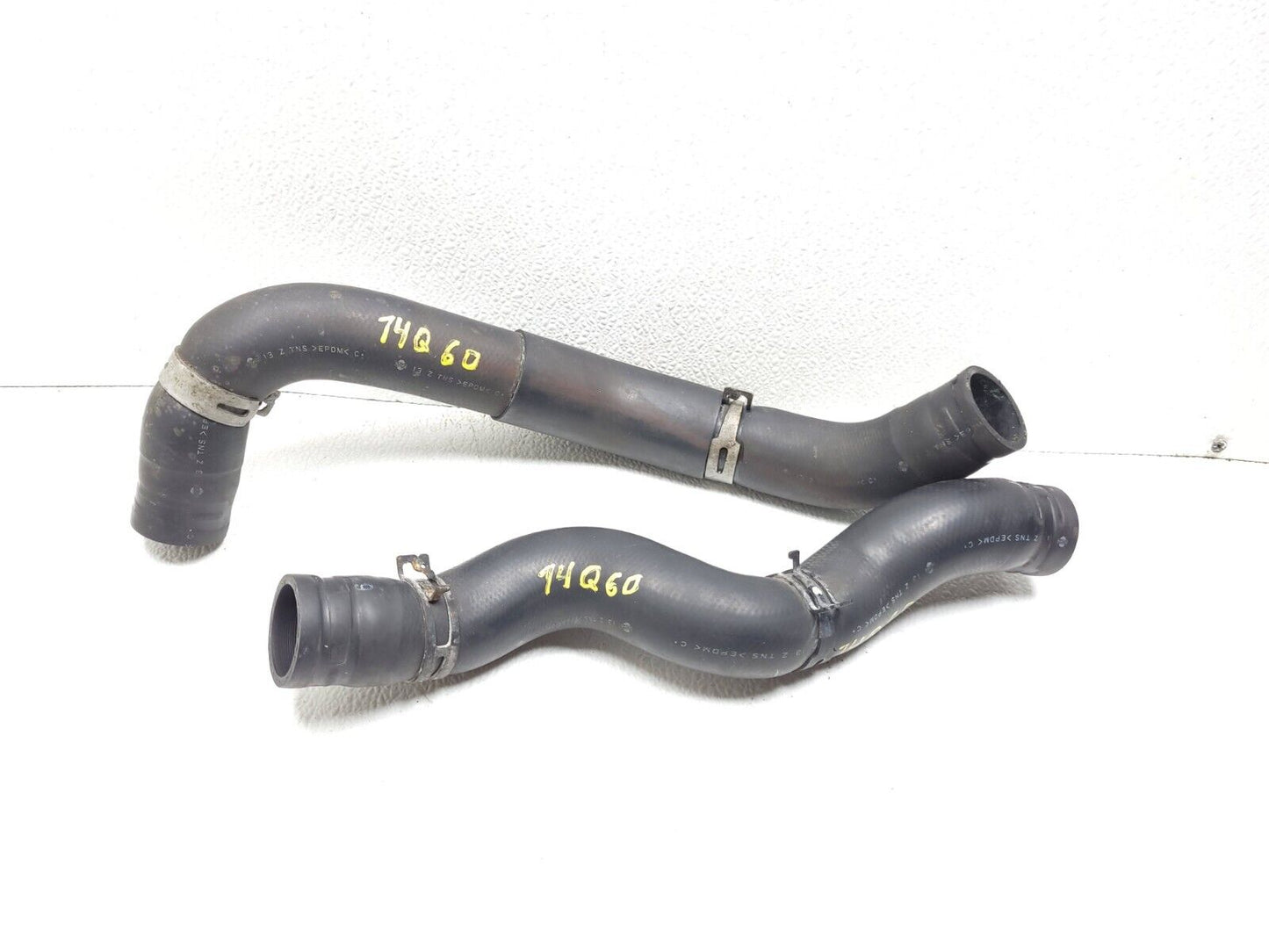 2014 2015 Infiniti Q60 Radiator Coolant Hose Pipe 2pcs OEM