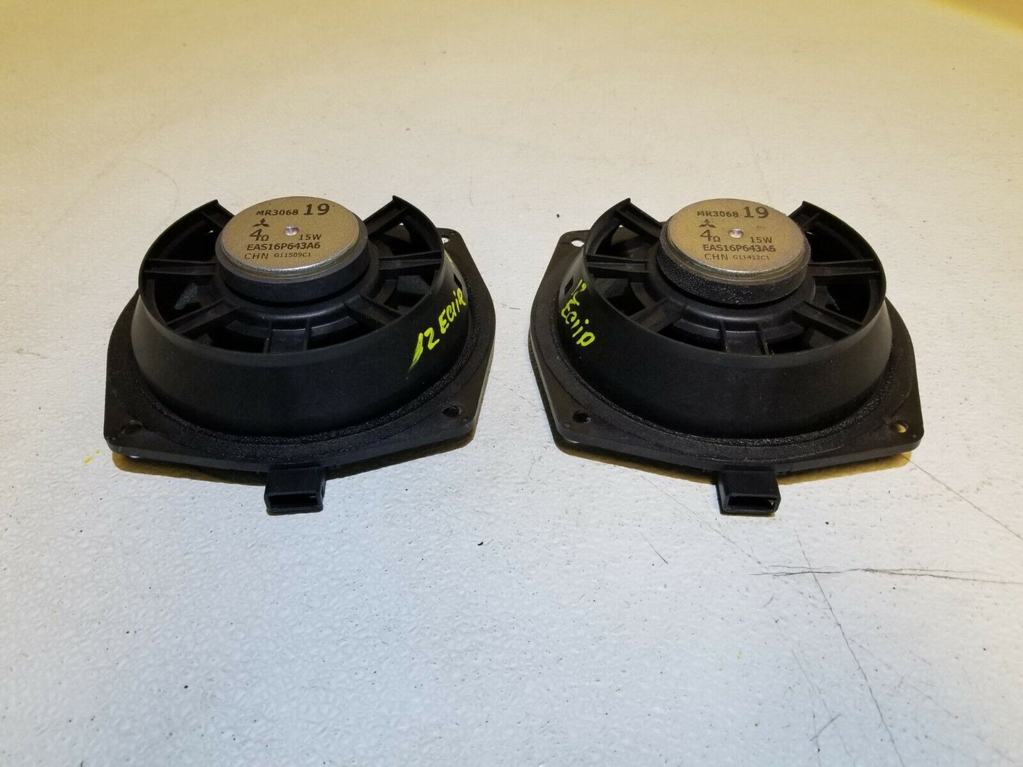 09 10 11 12 Mitsubishi Eclipse Rear Left & Right Audio Speaker 2pcs OEM 51k