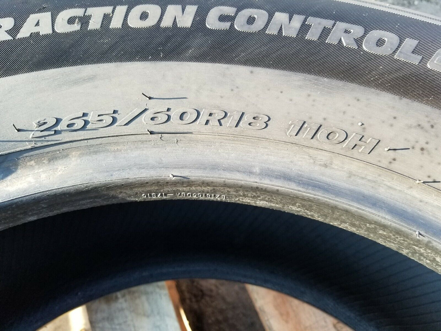 Used Tire Hankook Mavis Traction Control 265/60 R18 110h  9/32