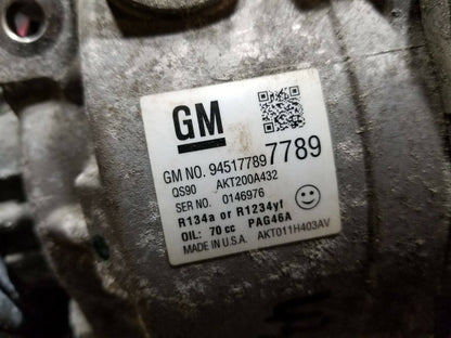 13 14 15 16 Buick Encore A/c Compressor OEM 32k Miles