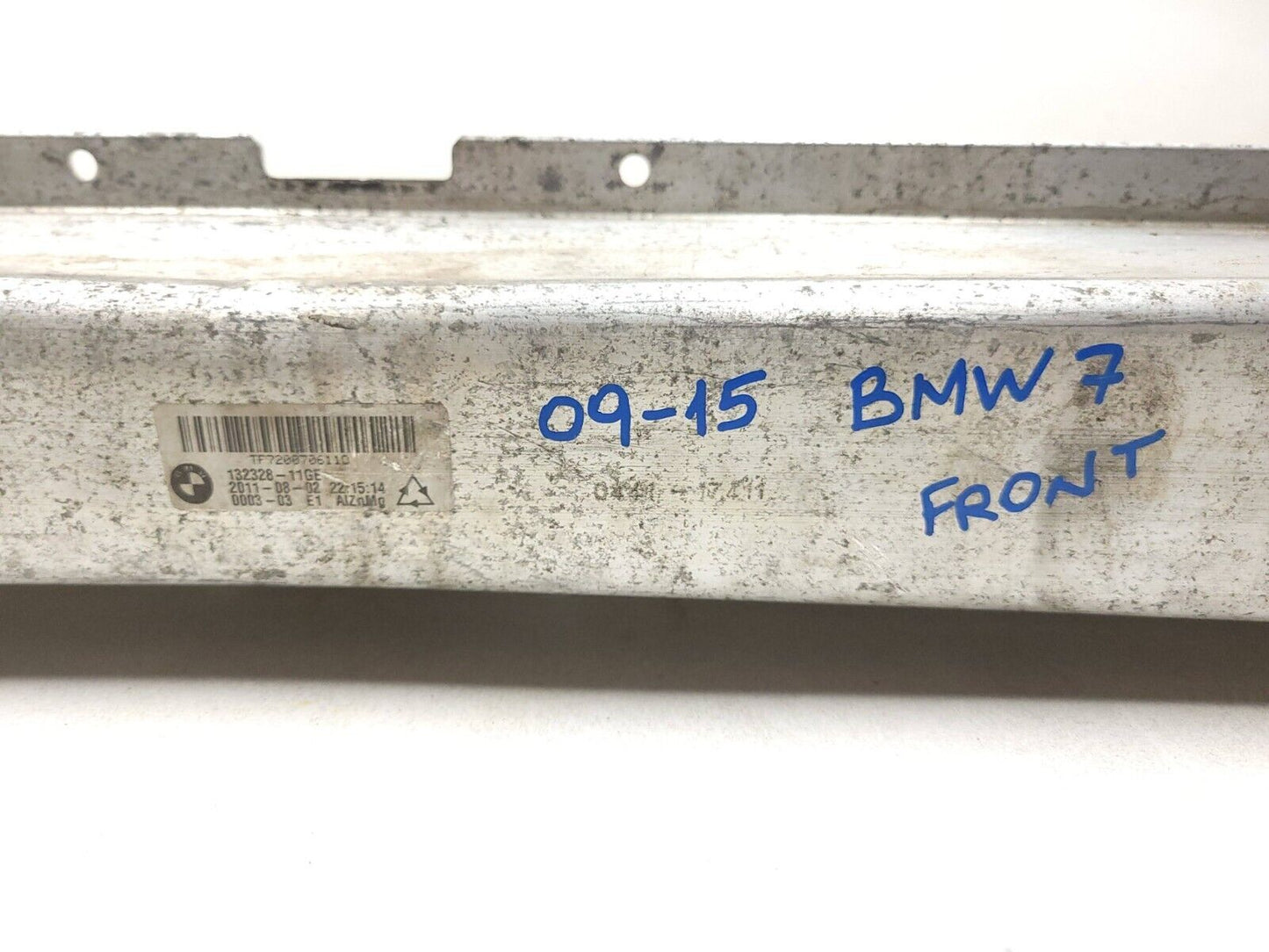 09-15 BMW 7 750li Front Bumper Reinforcement Absorber Bar OEM