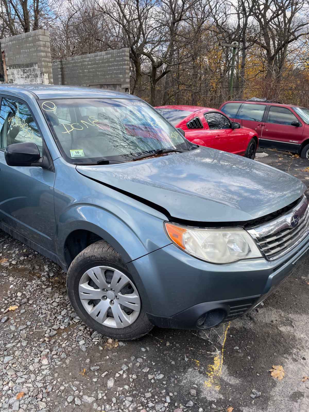 08 09 10 11 Subaru Forester Right Pass Side Center Upper B Pillar Trim OEM