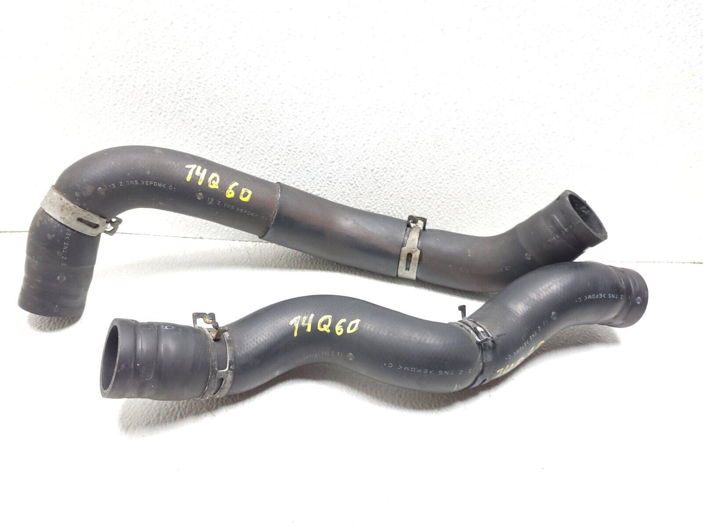 2014 2015 Infiniti Q60 Radiator Coolant Hose Pipe 2pcs OEM