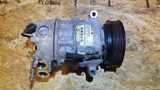 14 15 16 17 Volvo S60 2.0t A/c Compressor 31332528 OEM 42k Miles