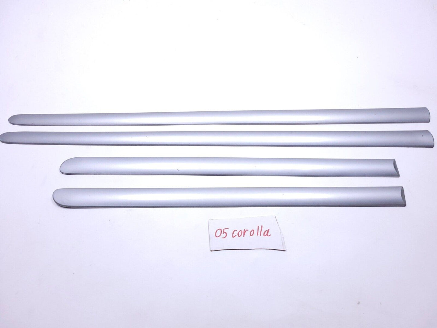 03 - 08 Toyota Corolla Door Lower Molding Front & Rear 4pcs OEM