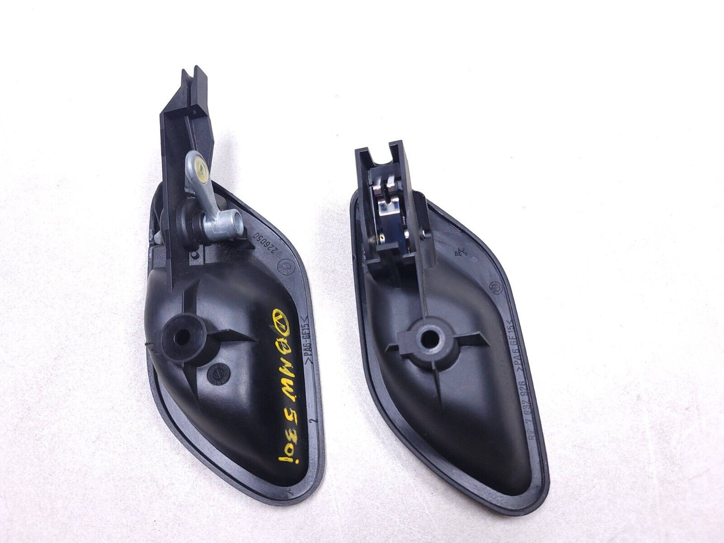 1996 - 2002 BMW E39 Front Door Interior Release Handle Left & Right Pair OEM