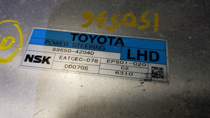 06 07 08 Toyota Rav4 Power Steering Control Module 89650-42040 OEM #6