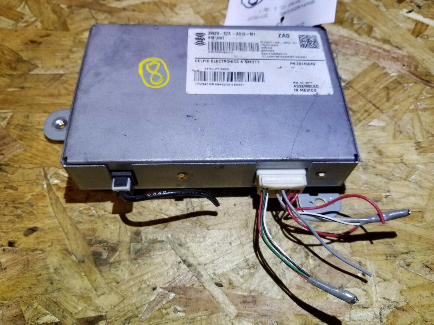 11 2011 Honda Pilot Xm Radio Satelite Receiver Control Module OEM #8