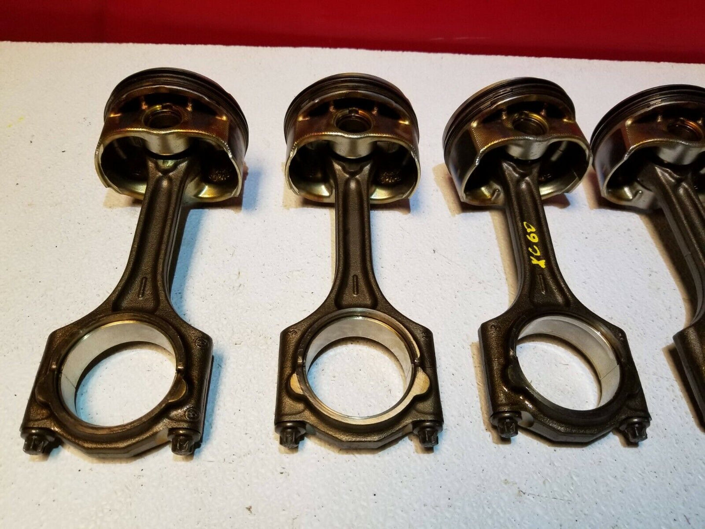 10 11 12 13 Volvo XC60 3.2l Piston W/ Connecting Rod 6pcs OEM