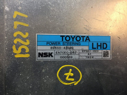 06 07 08 Toyota Rav4 89650-42040 Power Steering Control Module OEM N7