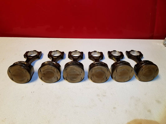 05 06 07 08 Jaguar X-type 3.0l Connecting Rod W/ Piston - Std 6pcs OEM 86k Miles