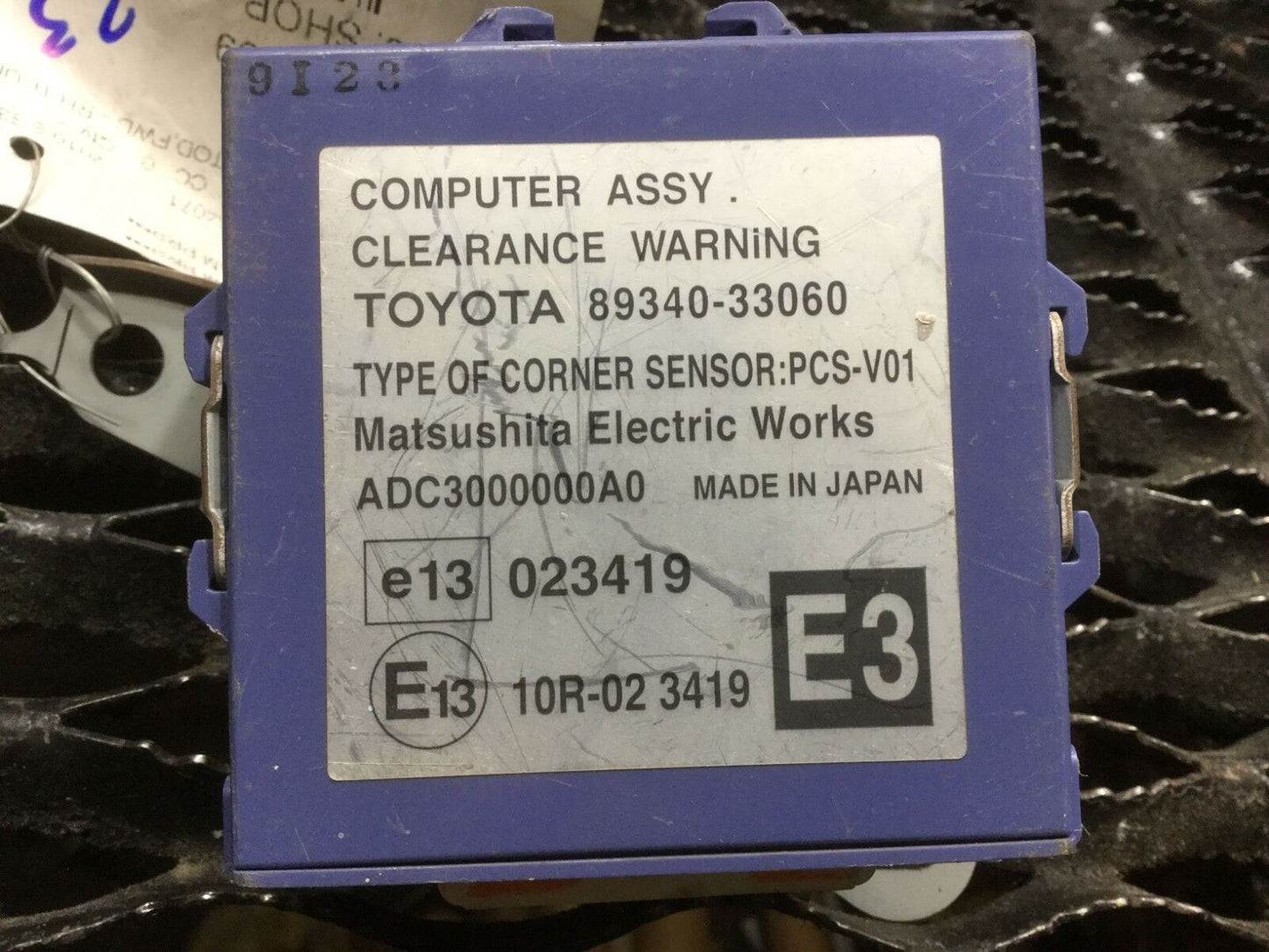 07 08 09 10 11 Lexus ES350 Park Assist Control Module 89340-33060 OEM N23 19k