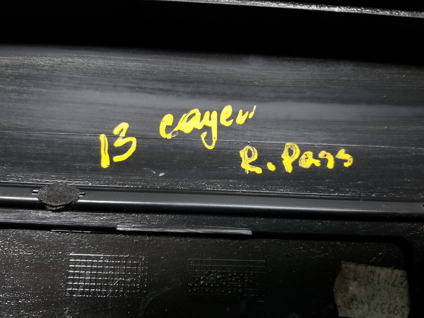 2011 - 2014 Porsche Cayenne Rear Right Pass Side Door Molding Trim OEM