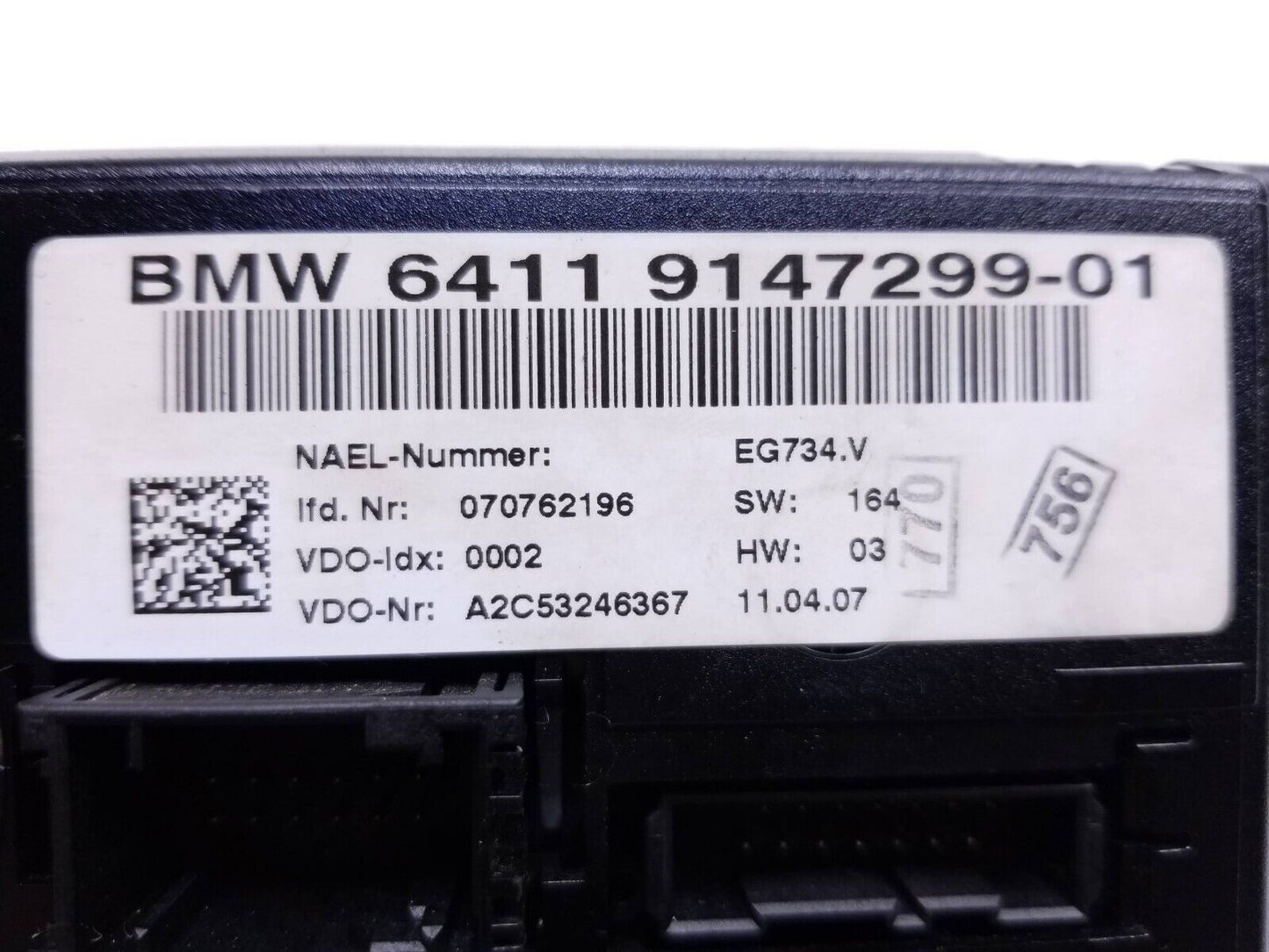 06 - 09 BMW E90 328i 330i 335i A/c Temperature Climate Control OEM