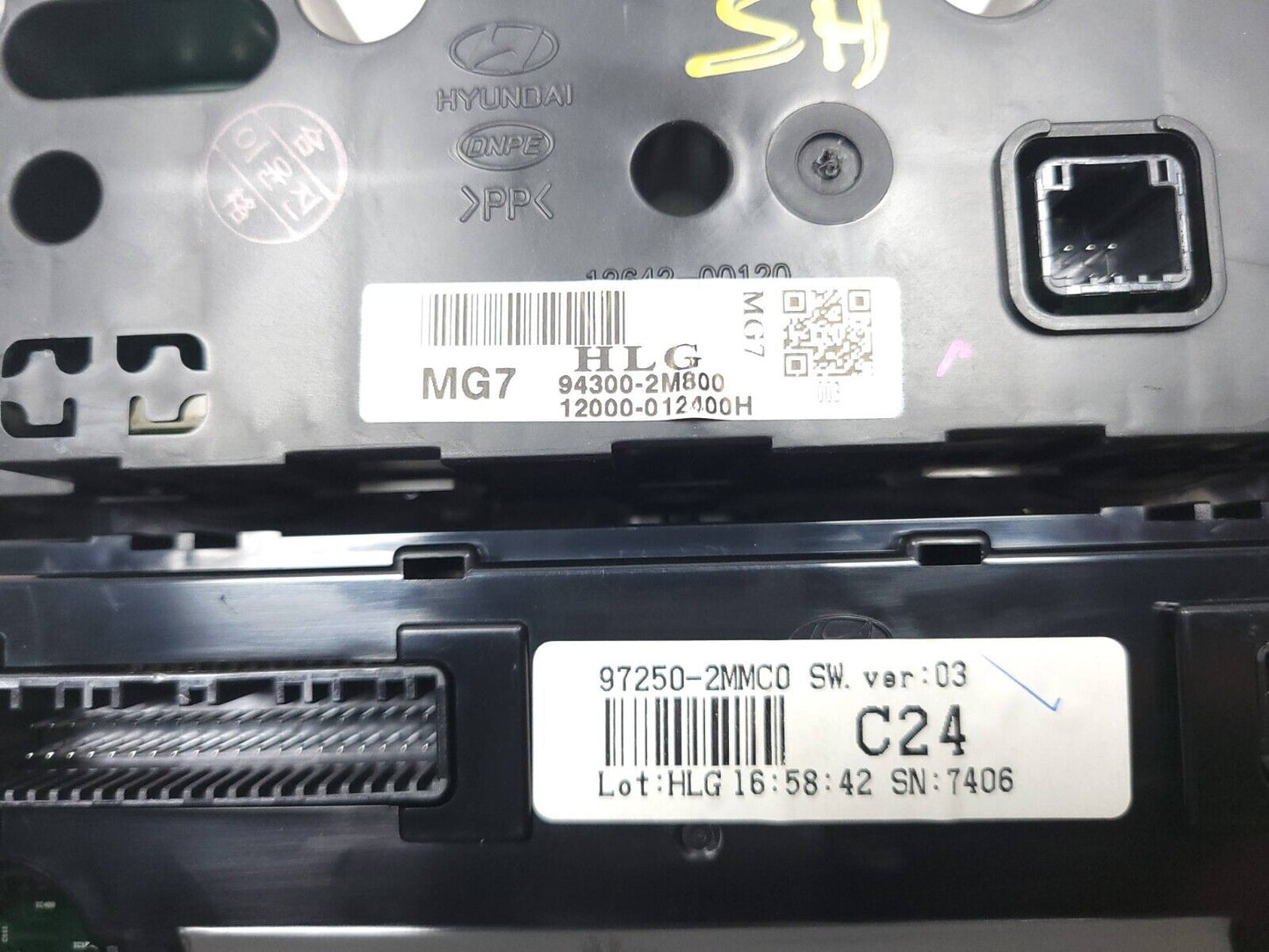 2013-2016 Genesis Coupe AC Temp Climate Control Gauges Assy OEM