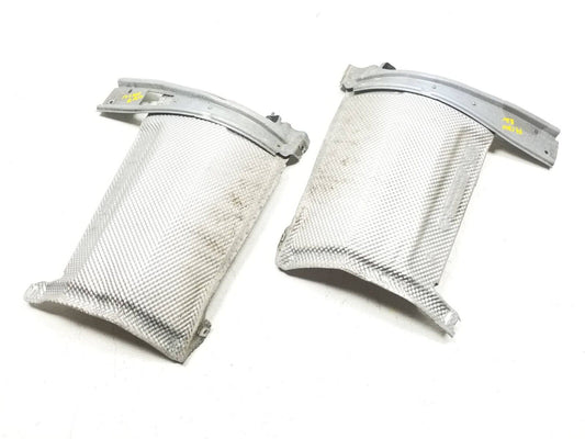 12 13 14 Mercedes-benz C300 Exhaust Muffler Heat Shield Cover 2pcs OEM