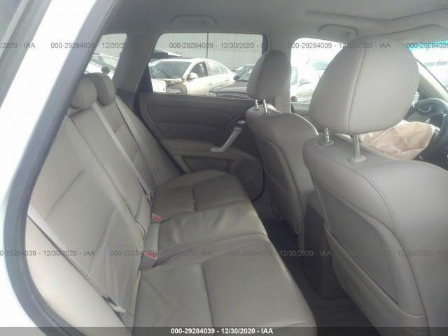 07 08 09 Acura RDX Passenger Rear Seat Bolster 82156stk OEM