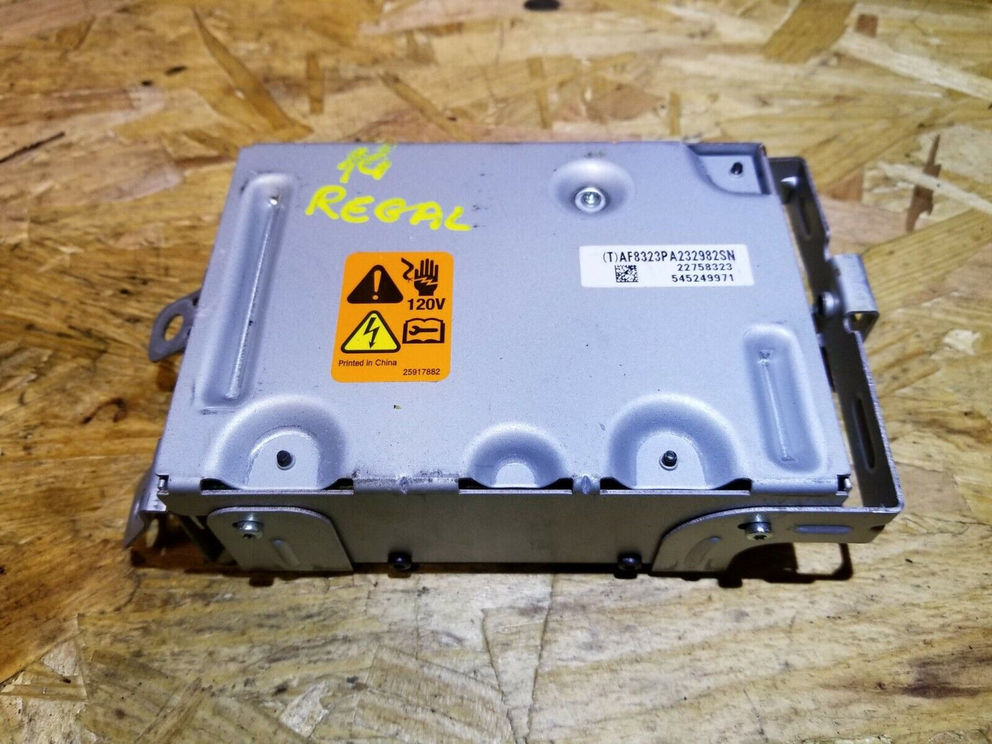 14 15 16 17 Buick Regal AC Dc Power Inverter Control Module 22758323 OEM 59k