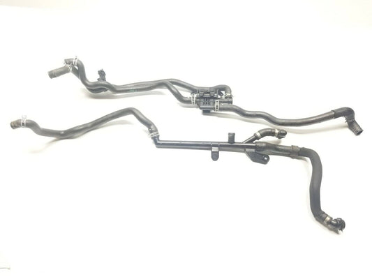 09 10 11 12 BMW 750li Radiator Coolant Return Pipe Tube Hose Line W/ Pump OEM