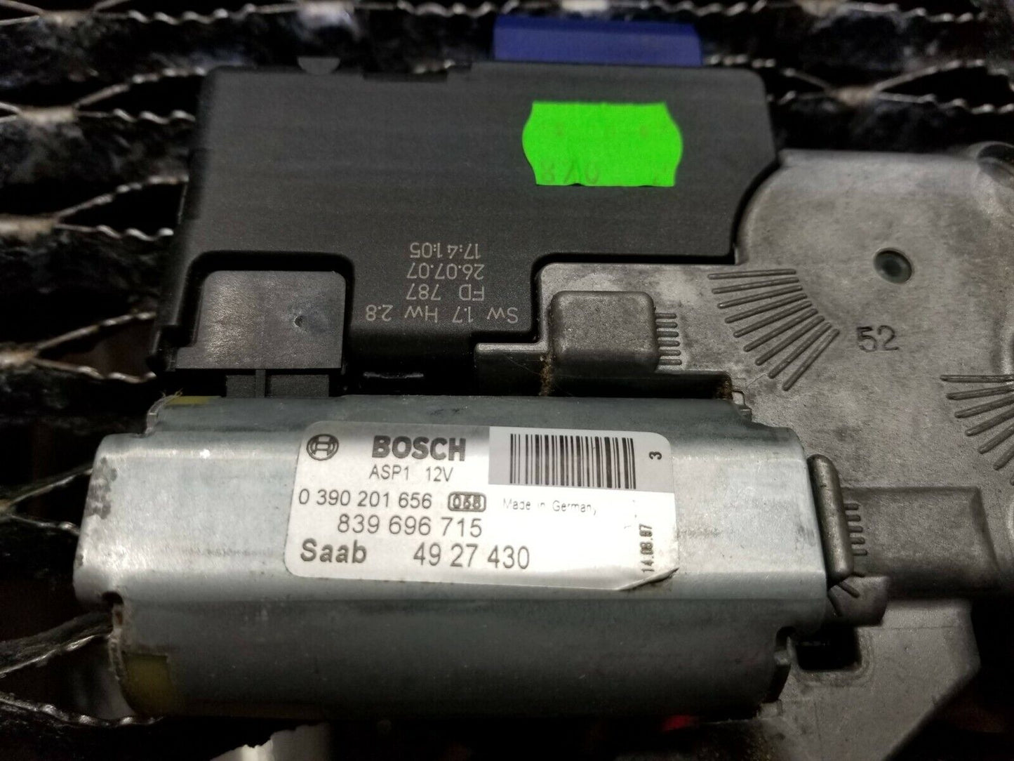 06 07 08 09 Saab 9-5 95 Sunroof Motor OEM