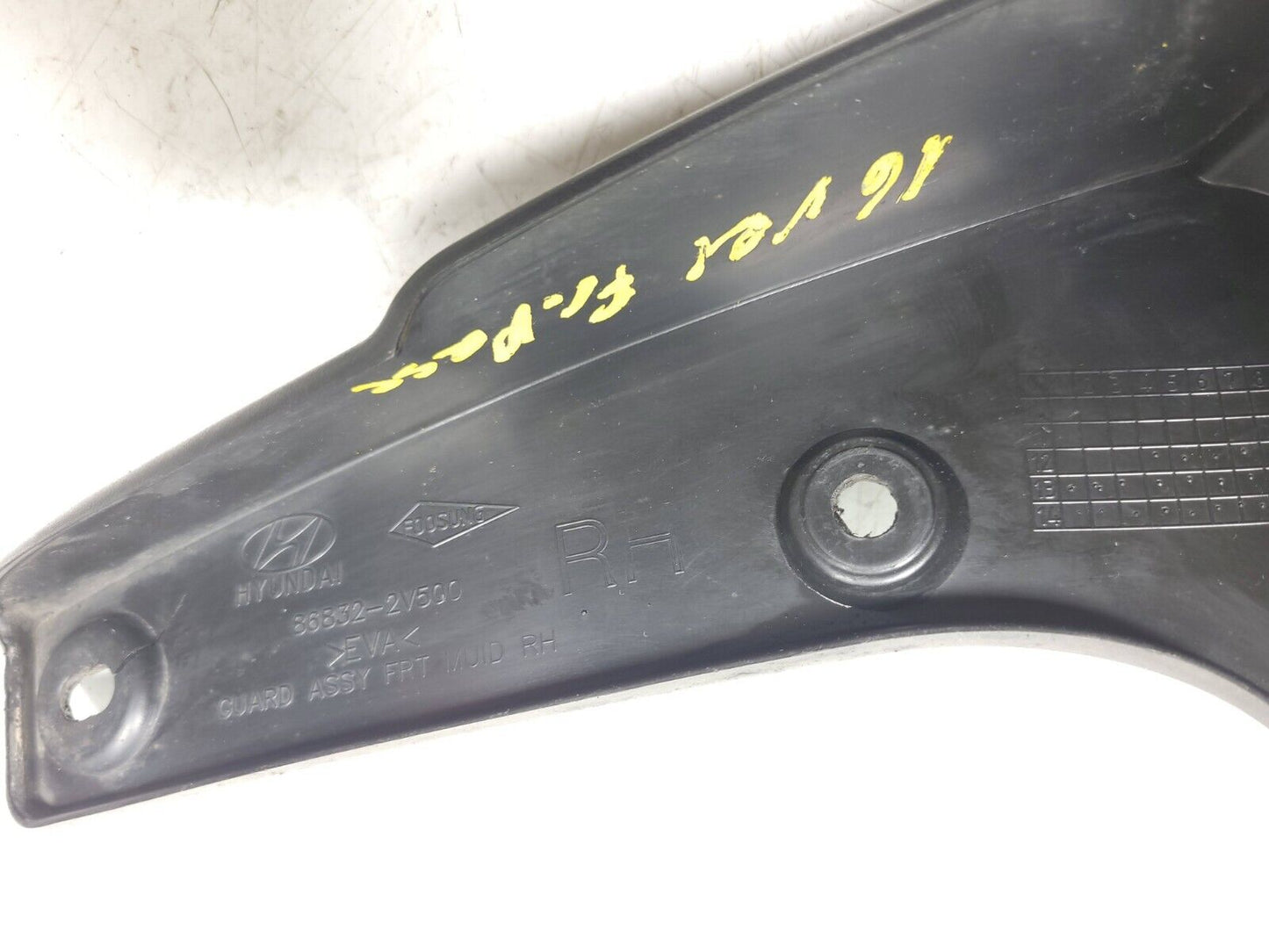 12 13 14 15 16 Hyundai Veloster Mud Flap Guard 3pcs  OEM