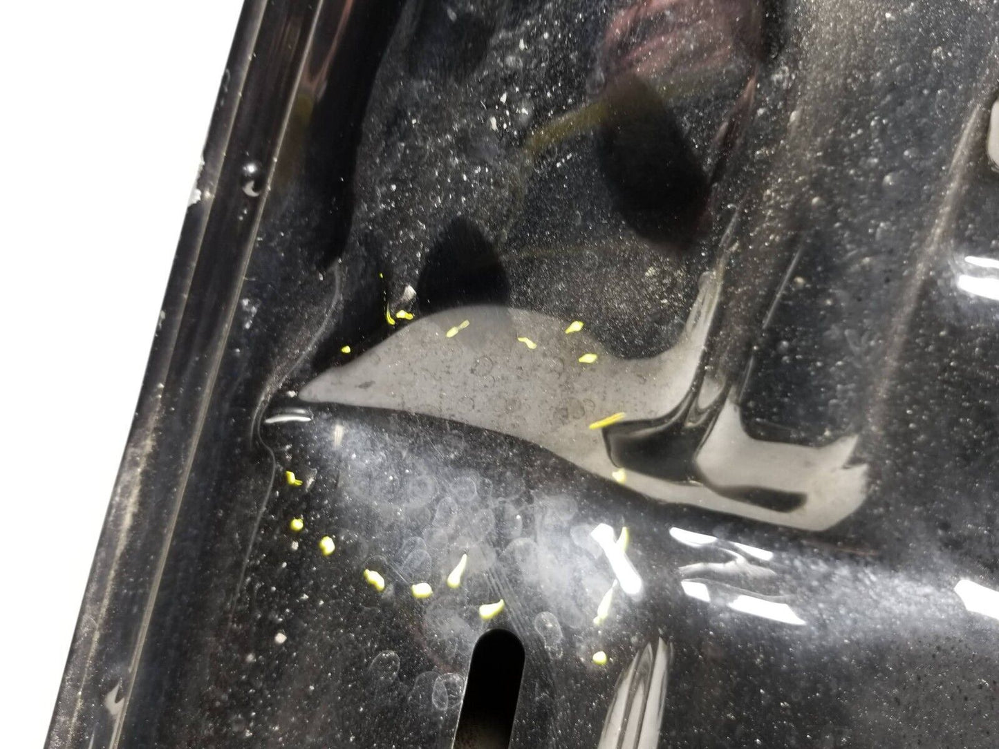 2011 - 2014 Porsche Cayenne Hood Bonnet ( Paint : A1a1 ). Bent. Needs Repair.